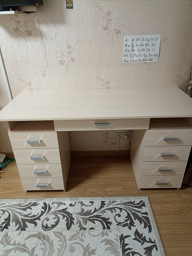 Письменный стол Лайт-9Я белый фото покупателя 1